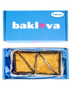 Bakluva 4-Piece Baklava Pastry Dessert Gift Box - (4) Large 2.3 oz (66 gram) Pieces - Perfect for Gifts, Parties, and More