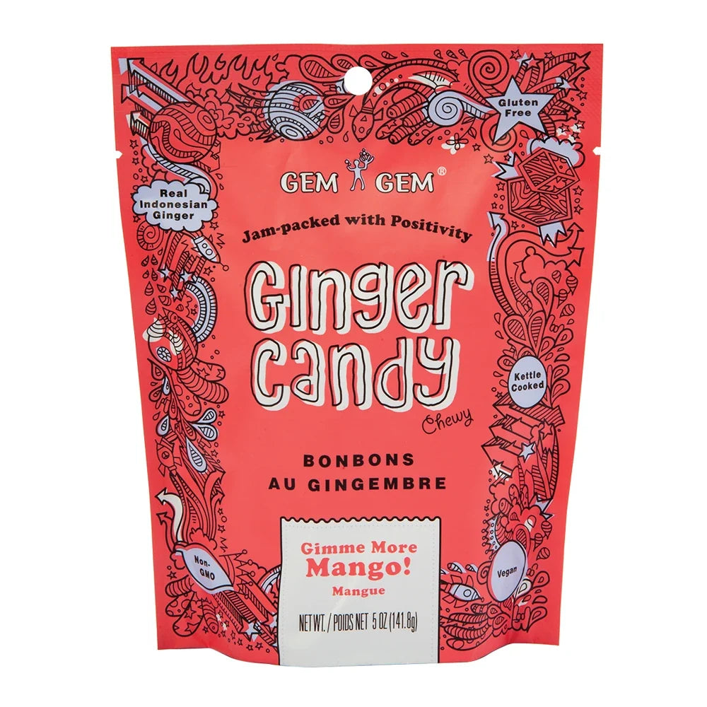Gem Gem Ginger Chews Chewy Candy