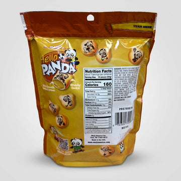 Meiji Hello Panda Caramel 7 oz - Bite-Size Crunchy Cookie Snacks