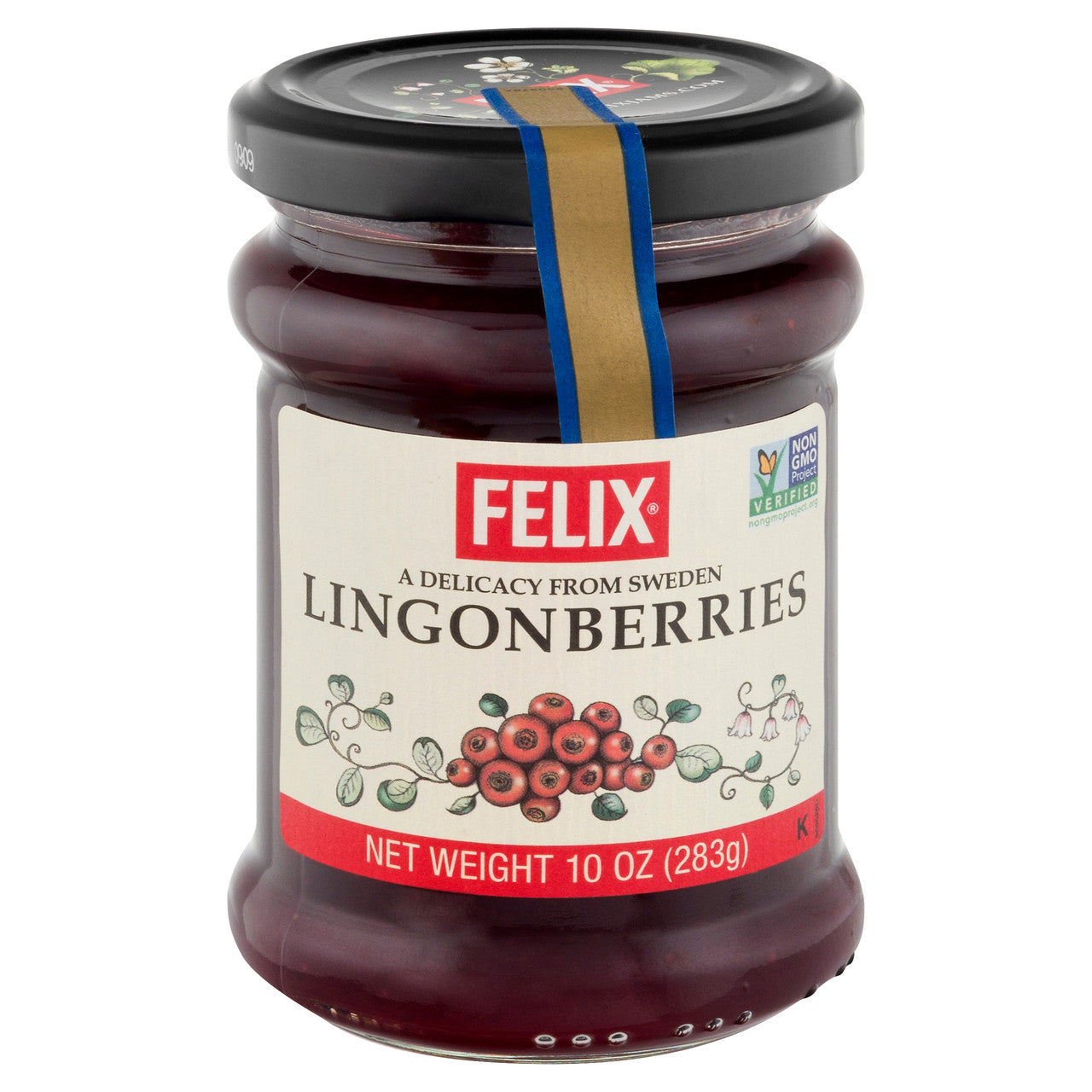 Felix Wild Lingonberry Jam (8X10Oz)