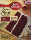 Betty Crocker, Supermoist Cake Mix, Red Velvet, 15.25oz Box (Pack of 6)