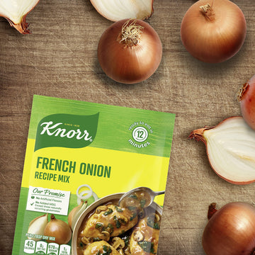 Knorr Soup Mix And Recipe Mix For Soups, Sauces And Simple Meals French Onion No Artificial Flavors 1.4 Oz, Pack Of 12