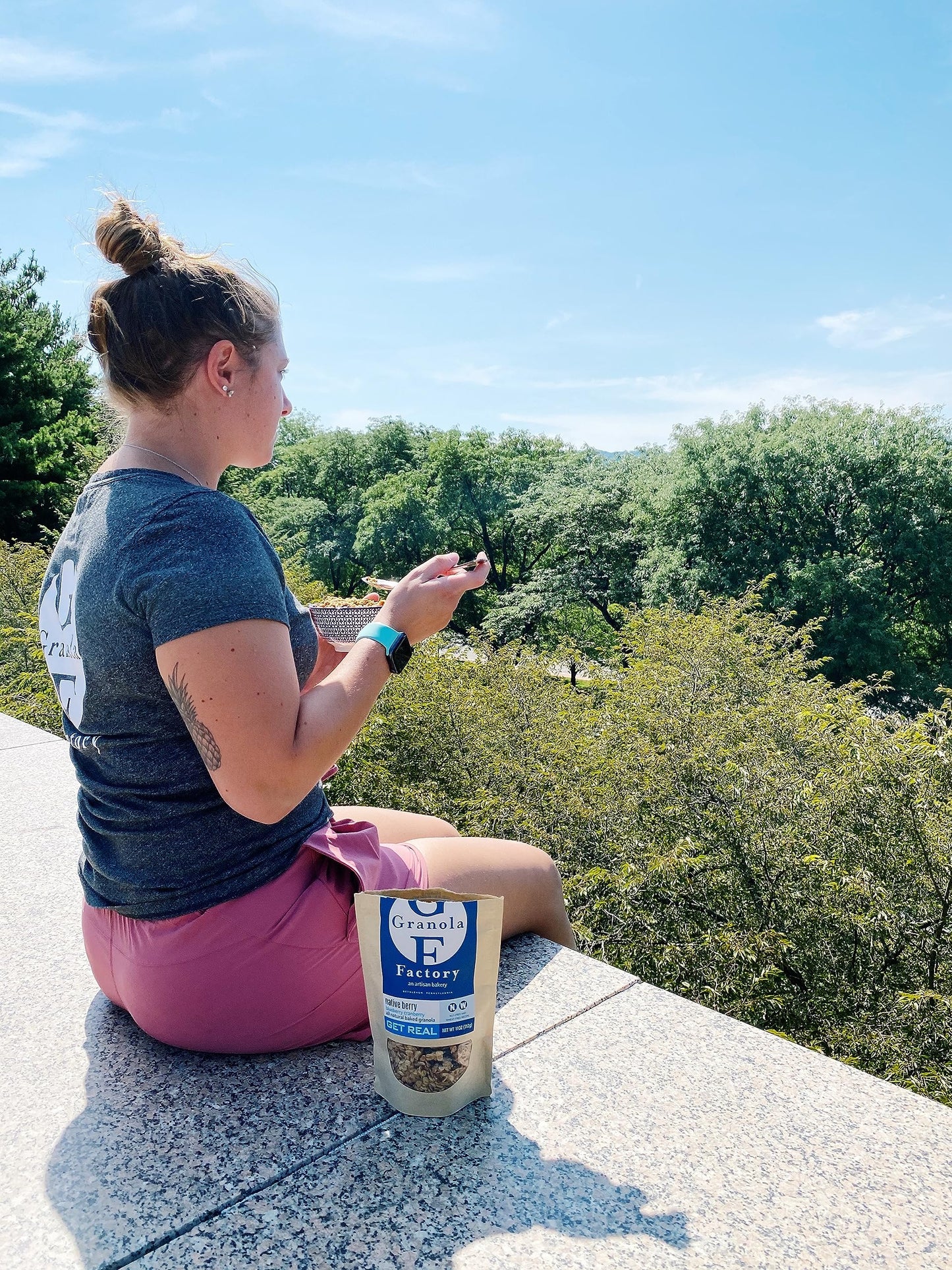 Granola Factory Native Berry, All-Natural, Sweet And Salty Breakfast Cereal Snack (Native 3 Pack), 11 Ounce (Pack Of 3)