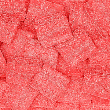 Bebeto Sour Strawberry Licorice Belts Bite Size - Colorful Sour Chewy Candy Belts for Kids & Adults | Party & Cake Decoration -