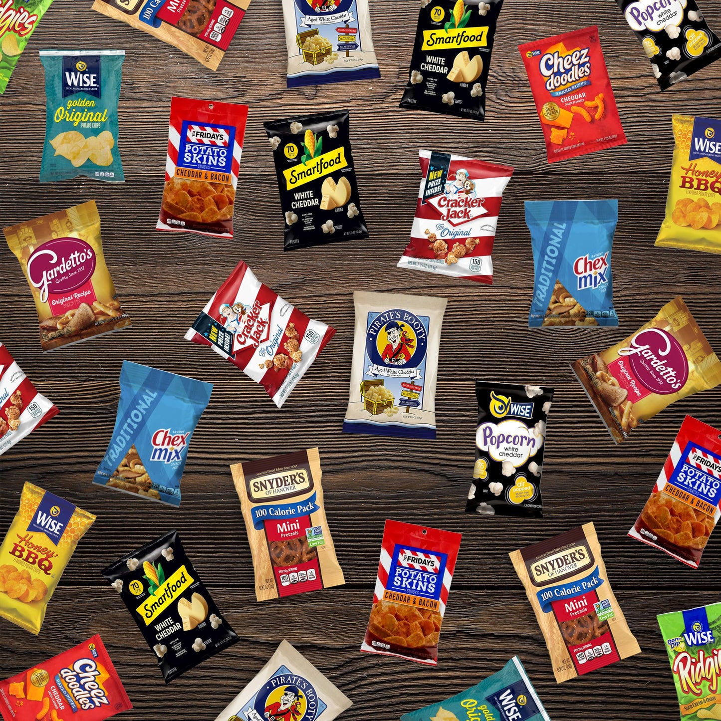 Assorted Chips Variety Pack - Potato Chips, Pretzels, Popcorn, And Healthy Snacks - 35 Count By Bussin Boxes