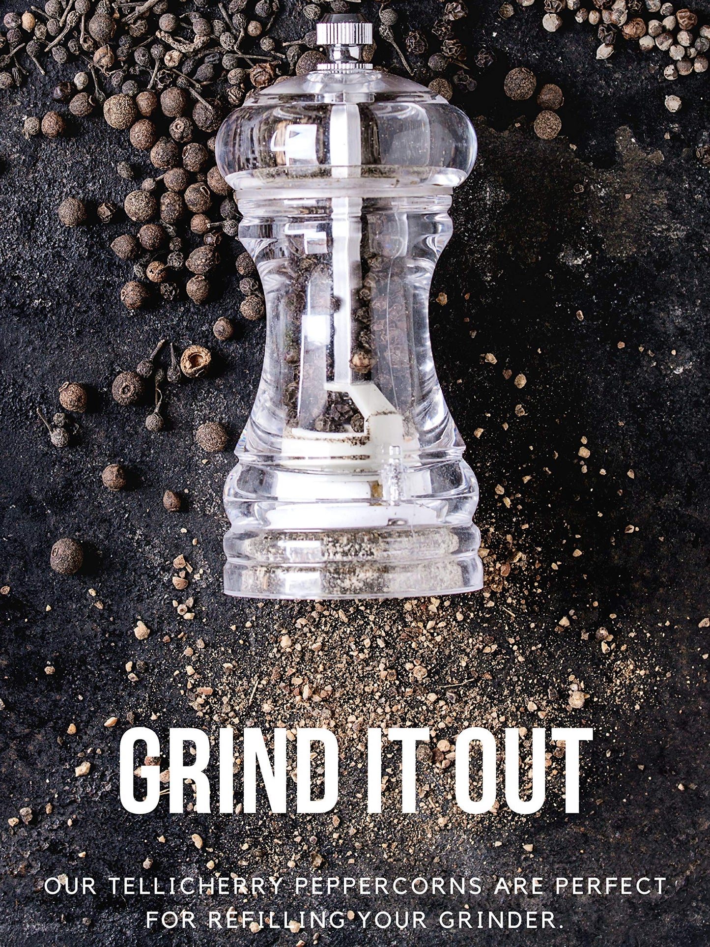 Spicy World Whole Black Peppercorns 1.75 Pound Bag - Steam Sterilized- Non-Gmo Black Pepper - Peppercorns For Grinder Refill