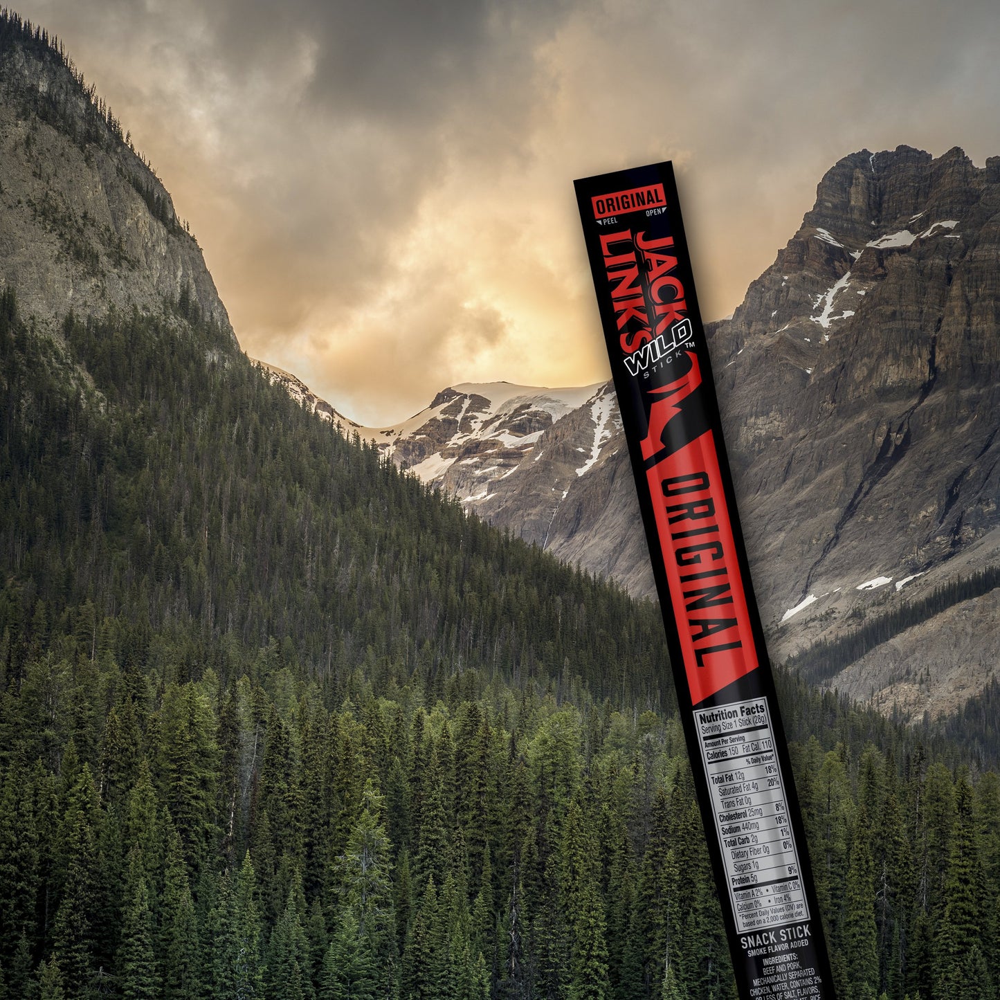 Jack Link'S Wild Beef Sticks, Original - Protein Snack, Meat Stick With 6G Of Protein, 1 Oz. (Pack Of 20)