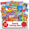 Snack Box Care Package Pack 45 Pcs Candy Variety Pack - Snack Box Variety Pack Care Package - Easter Candy Basket Full Of Delicious Sweets For Children And Adults - Candies And Snacks For All Ages. Special Sealed Box For Maximum Freshness Protection.