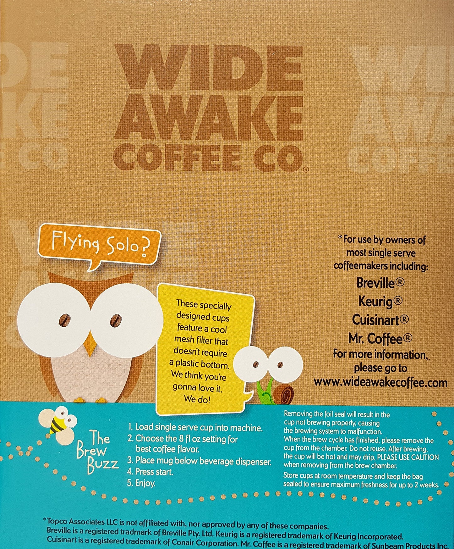 Wide Awake Coffee Wide Awake Blend Single Serve Cups 36 Count