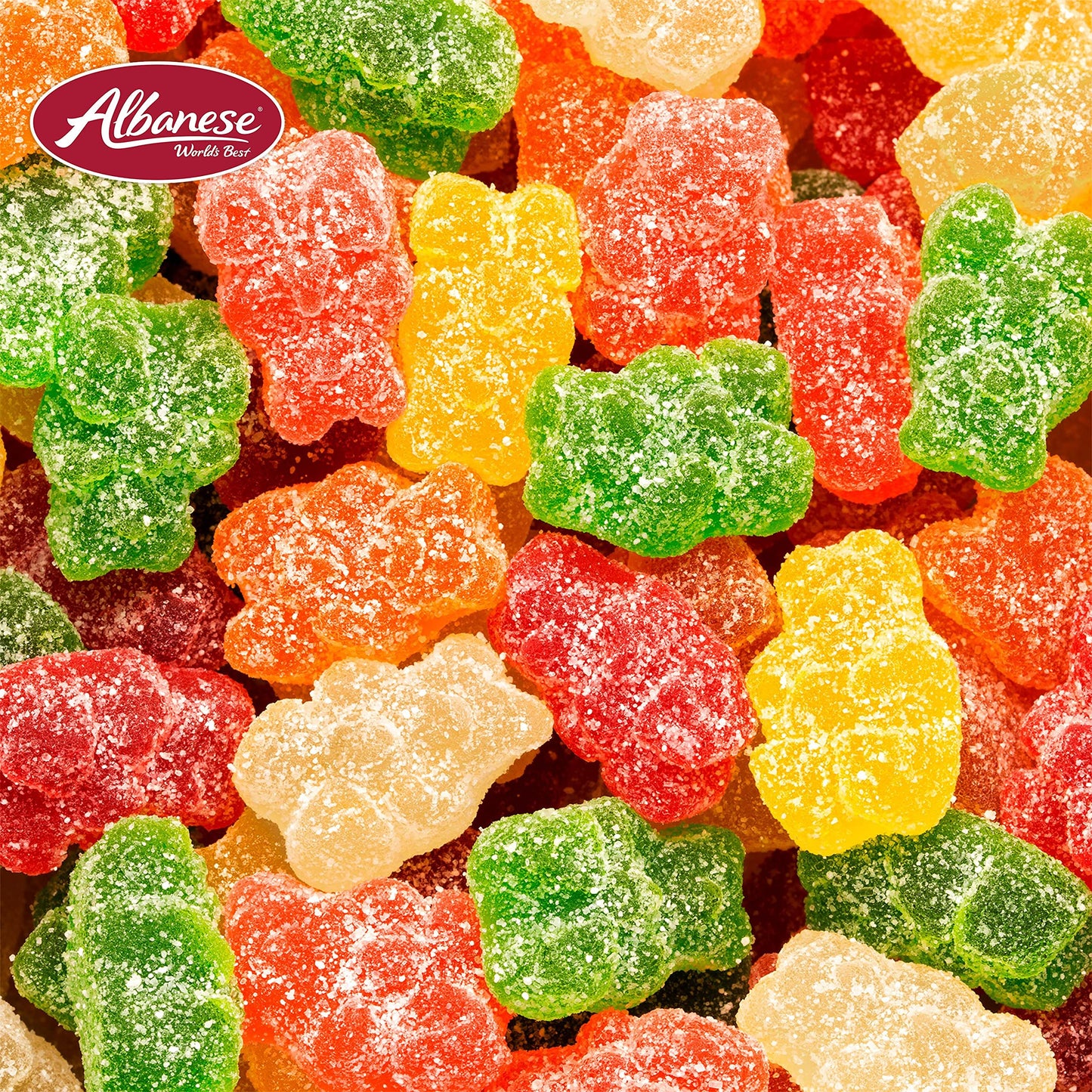 Albanese Candy, Sour Assorted Fruit Gummi Bears, 4.5-pound Bag