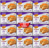 KJ Poultry Kosher for Passover Gluten Free Meals, Roast Chicken with Potato & Carrots, Halal, (12 Pack) Prepared Entree Fully Co