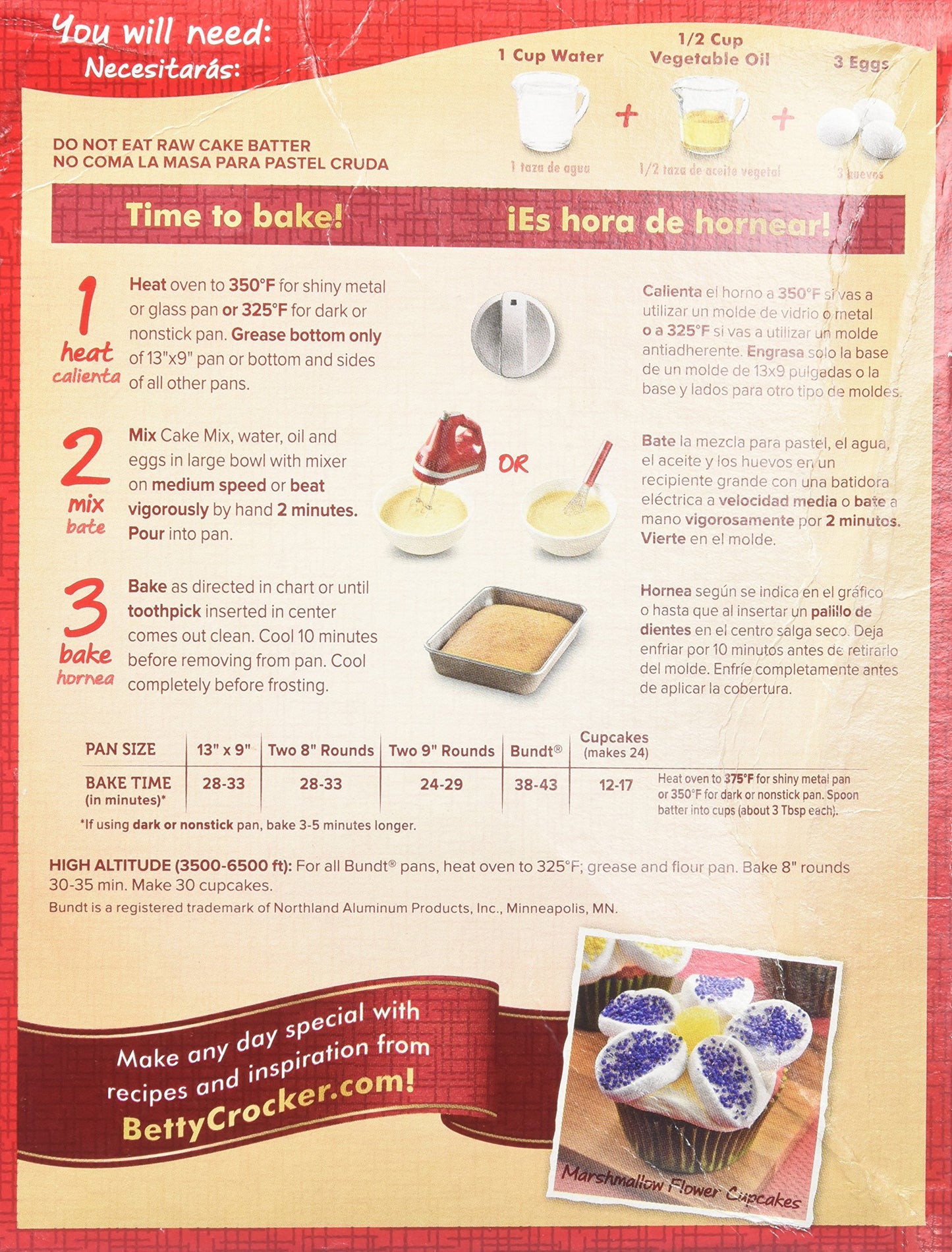 Betty Crocker Super Moist French Vanilla Cake Mix - 15.25 oz