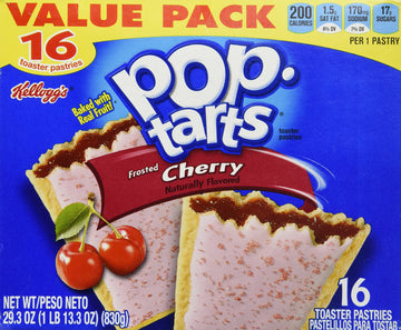 Kellogg's Frosted Cherry Pop-Tarts 16 Count 29.3 OZ