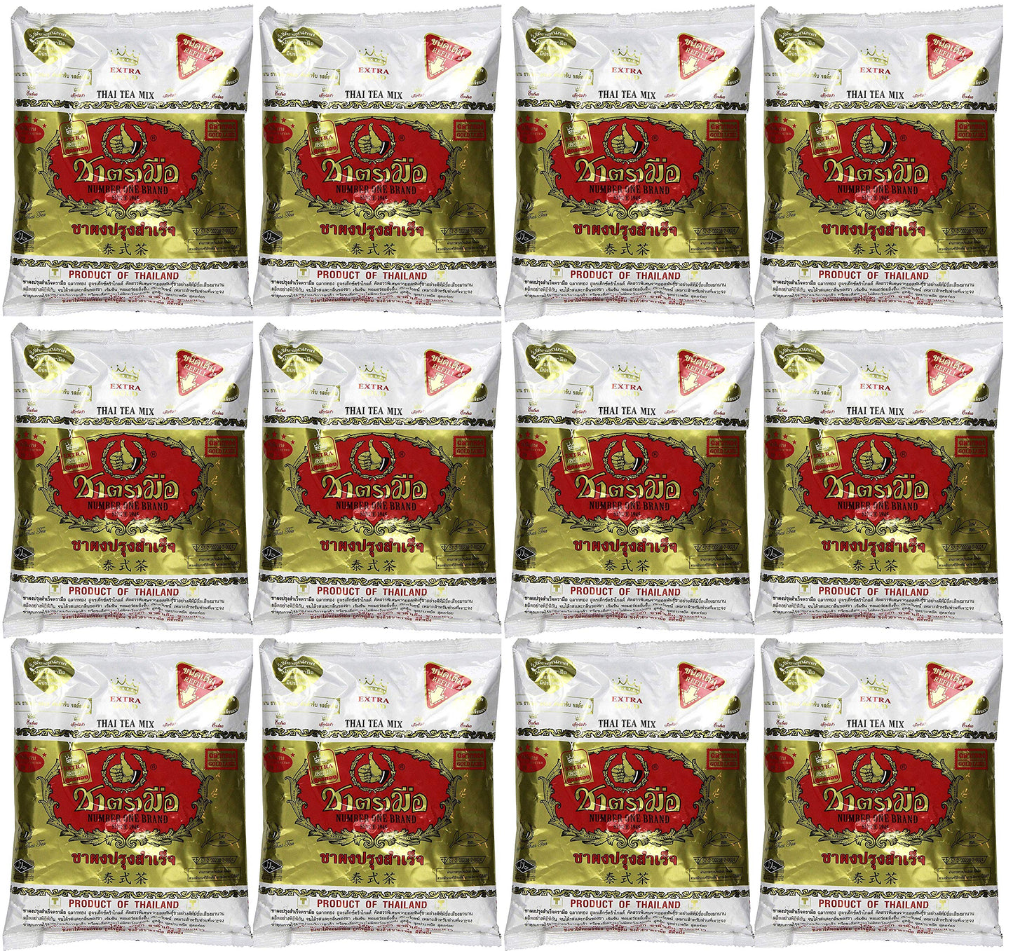Wholesale Number-One Top-Grade Thai Iced Tea Extra Gold 400G (14 Ounce) Pack Of 12