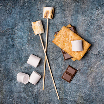 112 Piece S'Mores Kit - Makes Up To 24 S'Mores - Includes 30'' Roasting Sticks, Chocolate, Graham Crackers, And Marshmallows - P