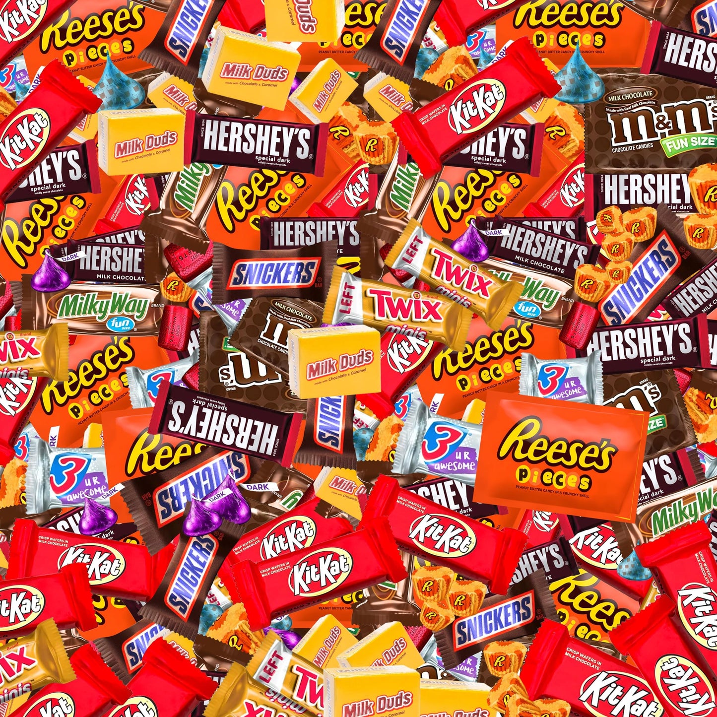 Bulk Chocolate Assortment Variety Pack - Chocolate Candy Variety Pack - 5 Lb Bag Of Mixed Bulk Chocolate, Milk Chocolate, Dark C