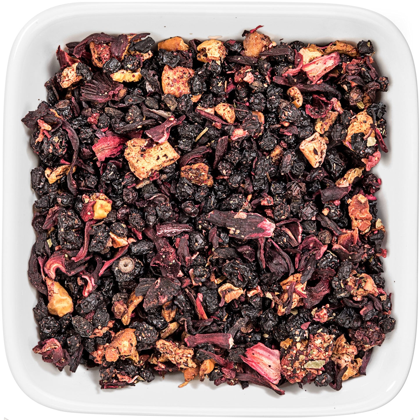 Tealyra Herbal Fruit Tea Blend - Hibiscus & Berries - Caffeine-Free - 220g (8 oz) Loose Leaf