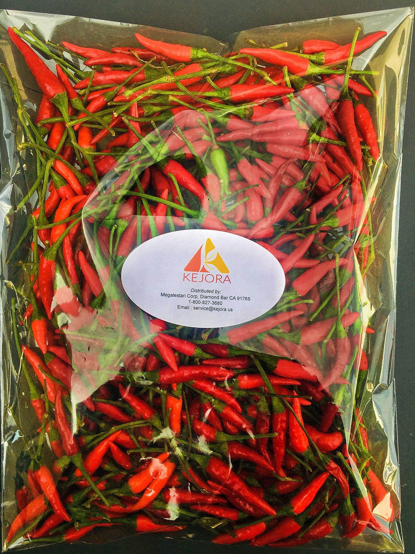 Kejora Fresh Red Thai Chili Peppers -1 Lb (16 Oz)