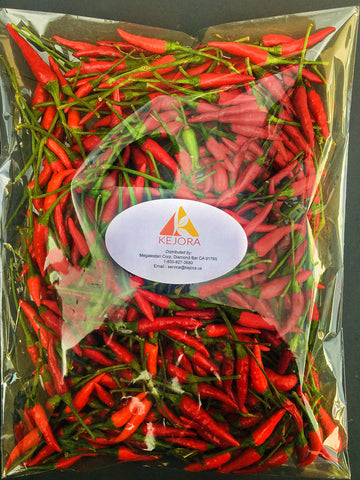 Kejora Fresh Red Thai Chili Peppers -1 Lb (16 Oz)