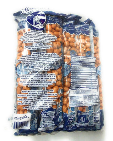 Manzela Japanese Style Peanuts 10 Count 6.35Oz. Each / Cacahuates Estilo Japonés 10Pz De 180Grs
