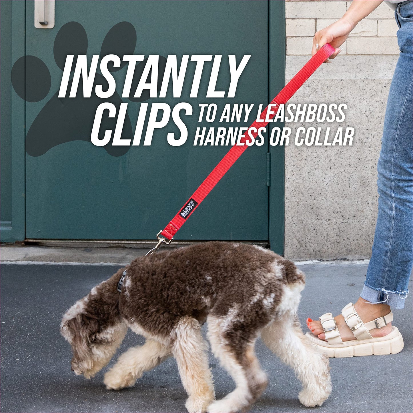 Leashboss Short Dog Leash For Dog Training Padded Traffic Handle Short Leash For Dog Training, Total Comfort When Dog Walking