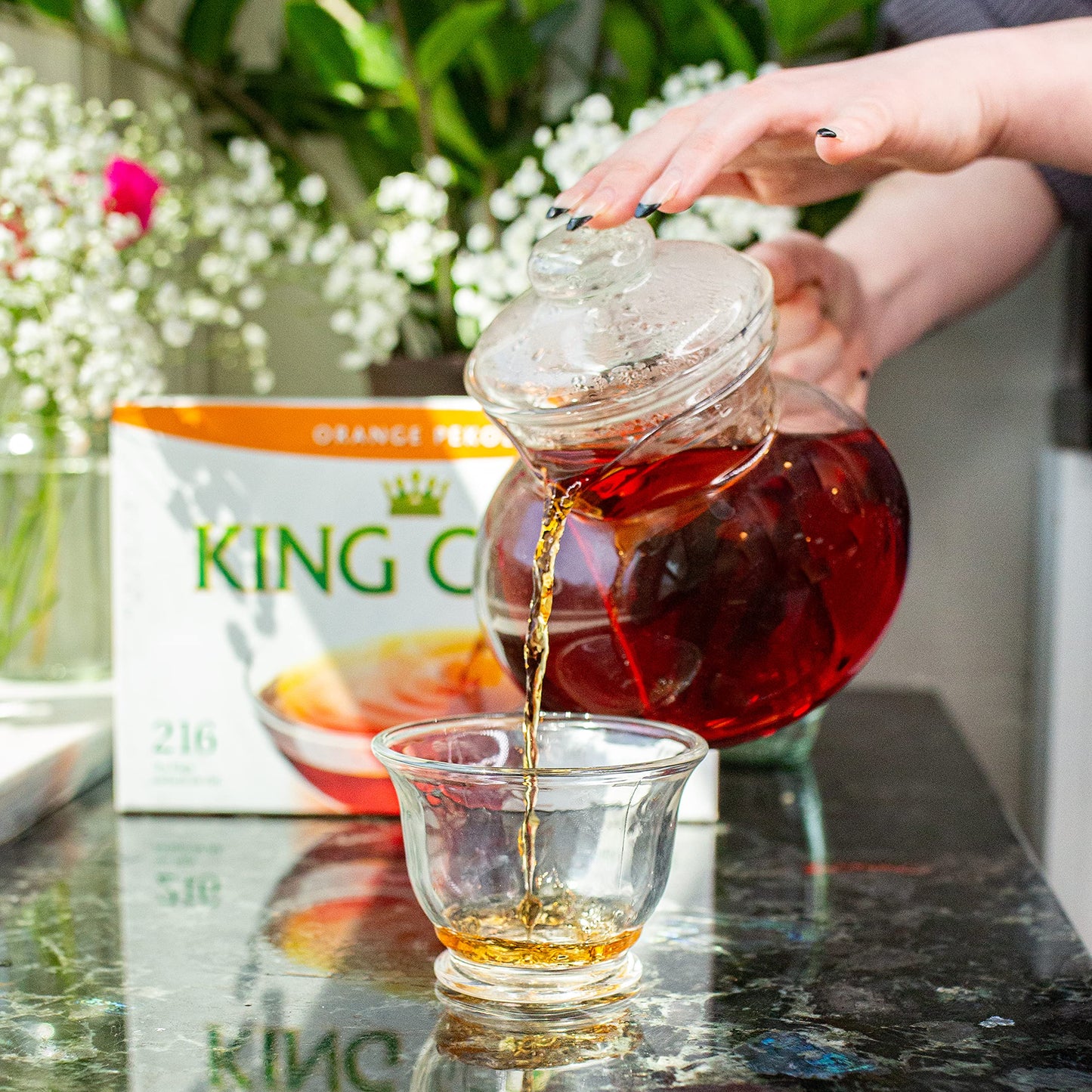 King Cole Orange Pekoe Tea Bags, 216 Count - Premium Quality Loose Leaf Tea for Perfect Brew