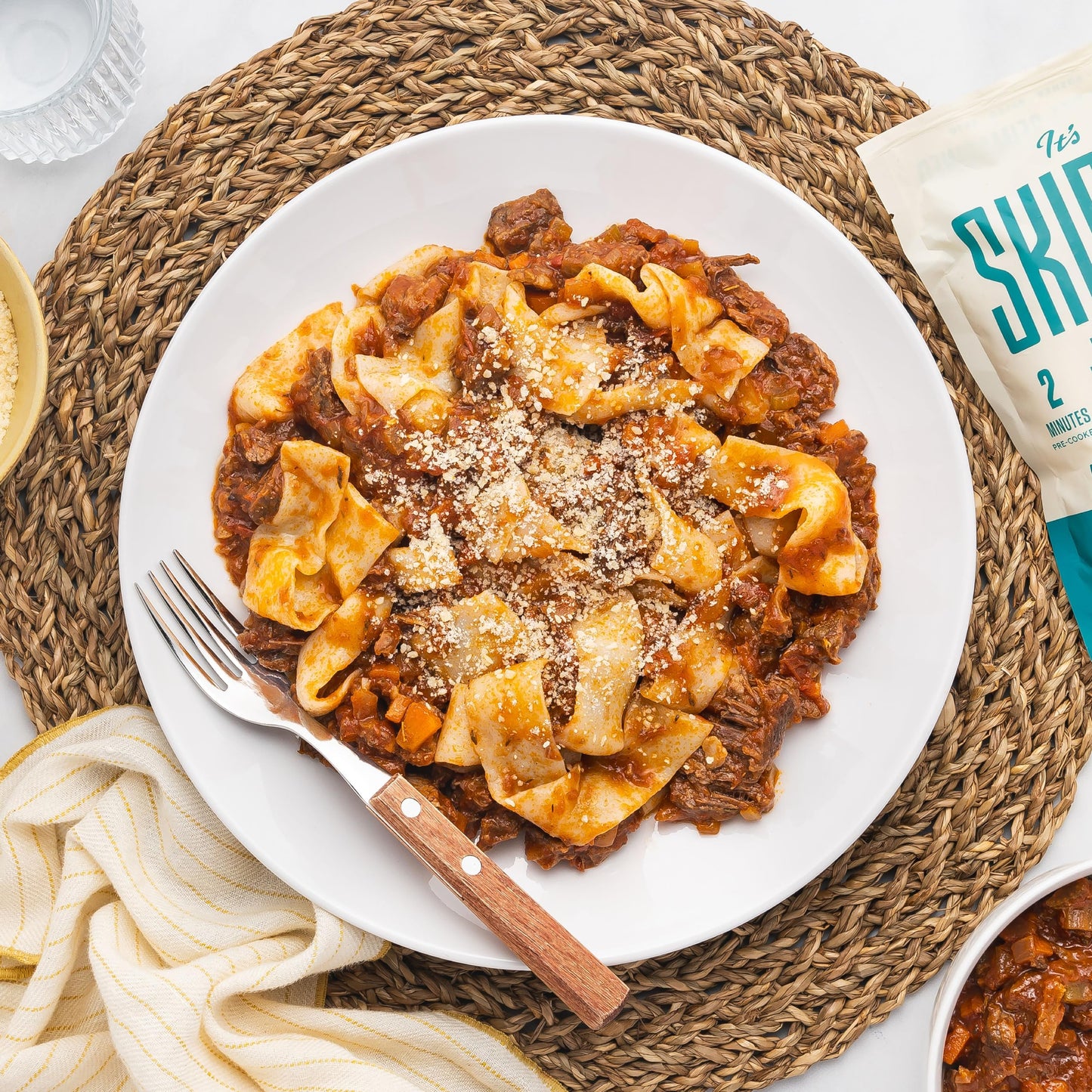 It's Skinny Pre-Cooked Konjac Noodles, Gluten Free Shirataki Pasta, Low Carb, Vegan, 9.52 oz (6-Pack) - Italian Pasta Alternative