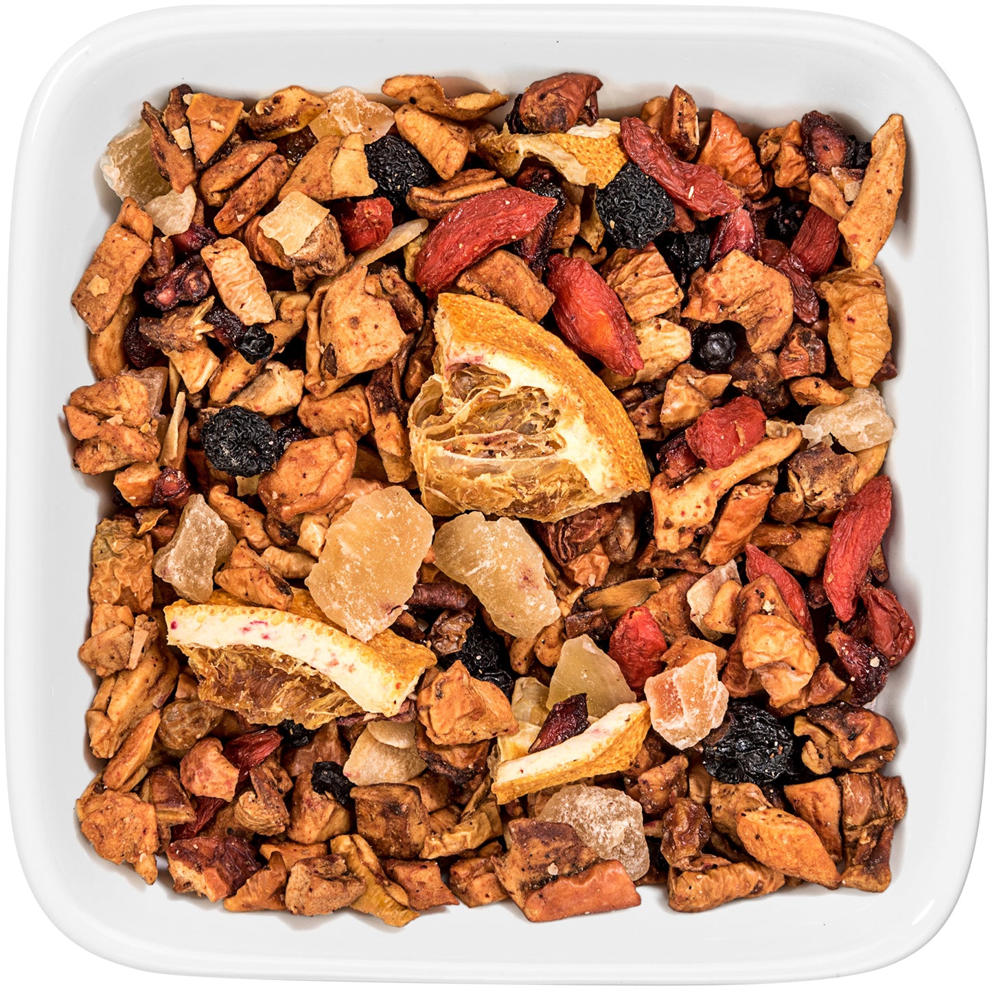 Tealyra Fruity Herbal Loose Leaf Tea - Mango, Goji Berries, Pineapple, Pomegranate - 4 Ounce (No Caffeine)
