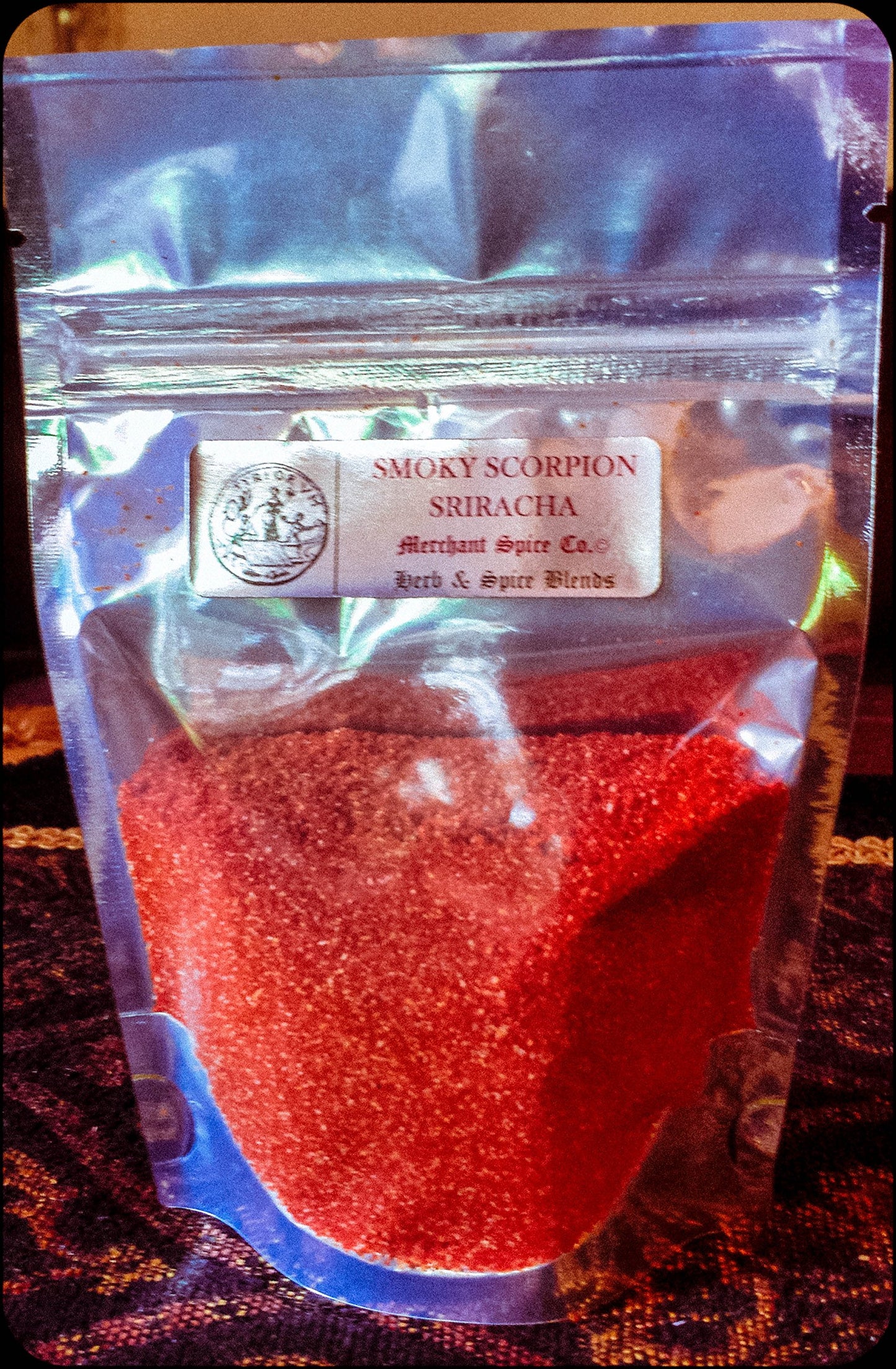 Smoky Scorpion Sriracha from the DIY Condiment Collection by Merchant Spice Co~ ALL-NATURAL, NO PRESERVATIVES!