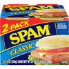 SPAM Classic Canned Meat, Fully Cooked Pork, Keto-Friendly, Gluten Free, 12 Ounce (Pack of 2)