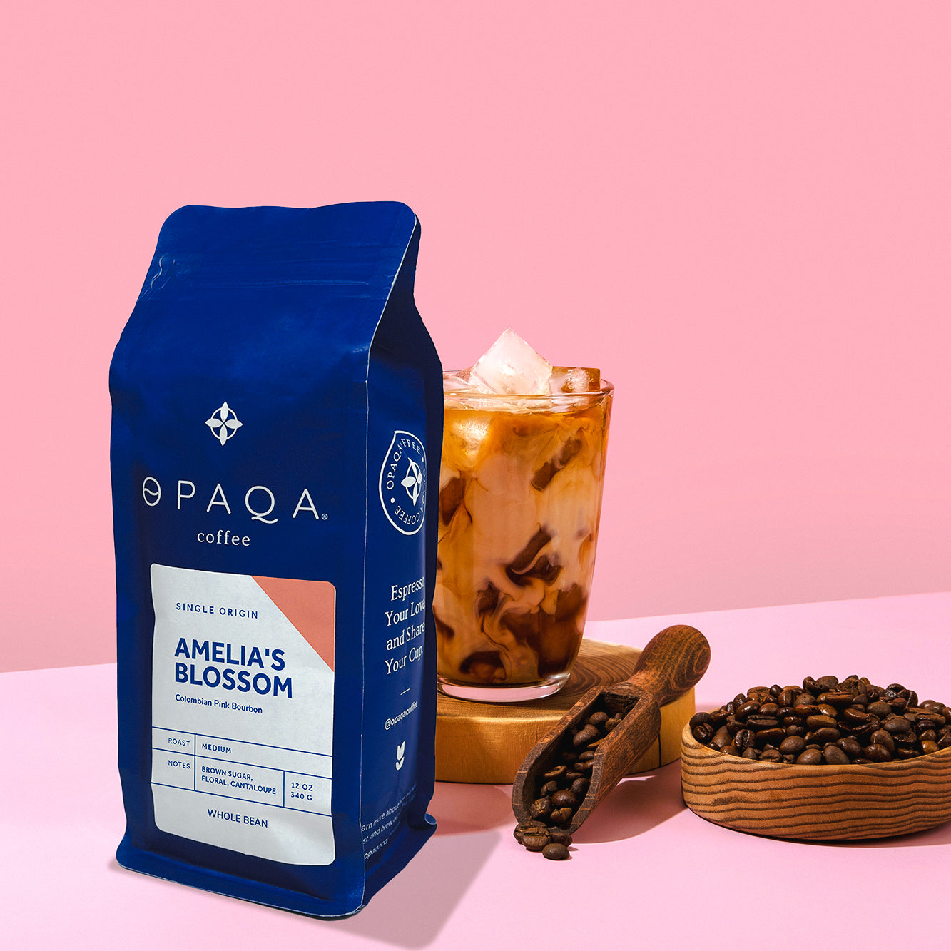 Specialty Colombian Coffee, Pink Bourbon - Opaqa Amelia’s Blossom