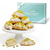 Andy Anand Sugar-Free White Chocolate Pistachio Croissant Cake, 10 pc, 2 lb – Keto & Diabetic-Friendly, Hand-Rolled Birthday Gift Box