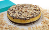 ANDY ANAND CHOCOLATIER Gourmet Fudge Brownie Cheesecake 9" 2.8 lbs. Real California Cream Cheese, Artisan, Halal, Reusable Tray