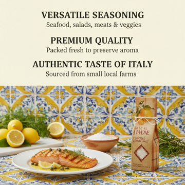 Artigiani dei Sapori, Sicilian Sea Salt with Lemon, 7oz (198g)