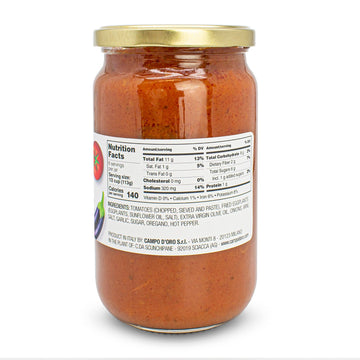 Campo D'Oro, Tomato with Eggplants Sauce 24 oz