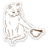 Mug Drop Sticker
