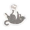 Cat Mug Sticker