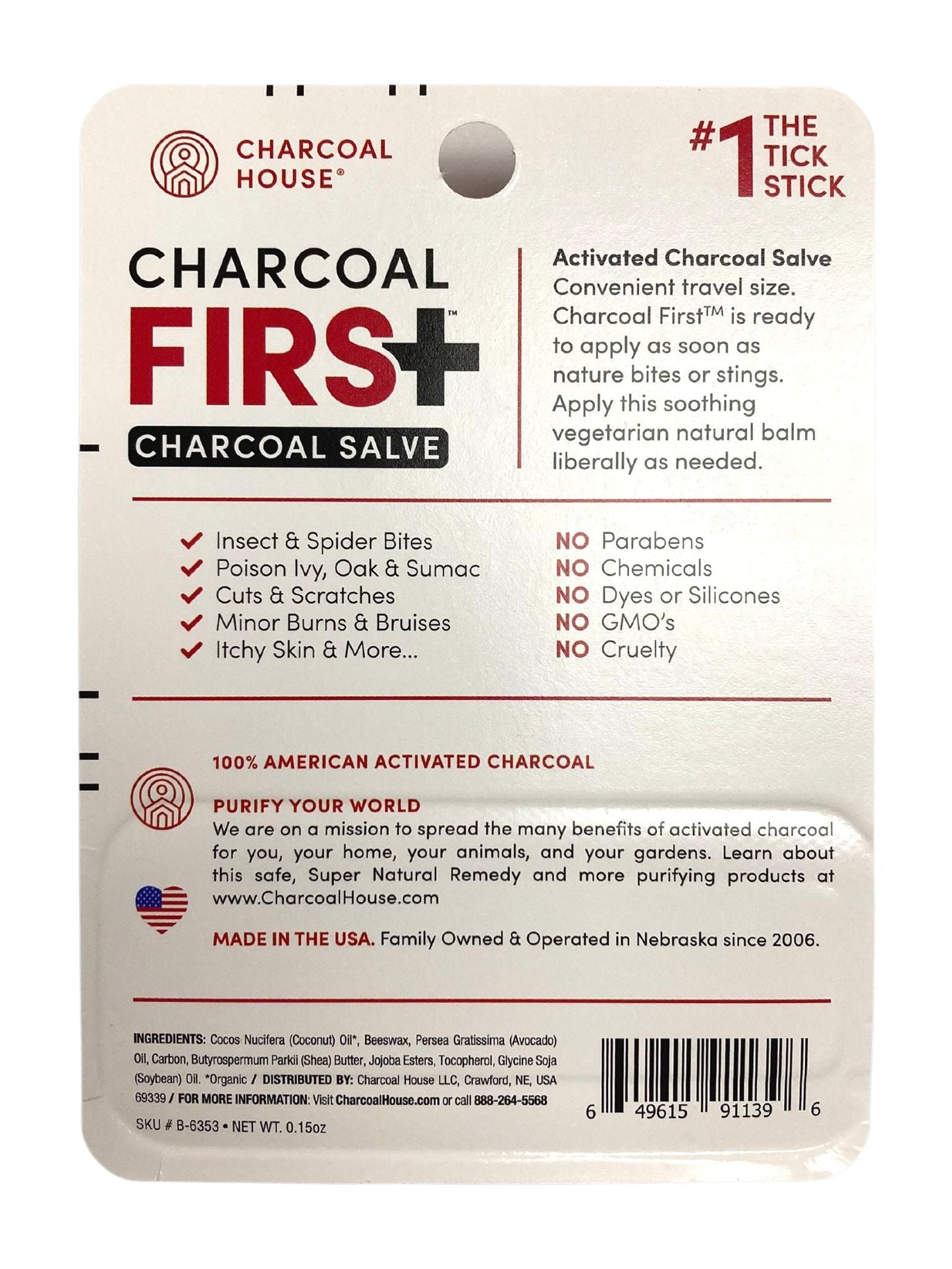 Salve Stick, Charcoal