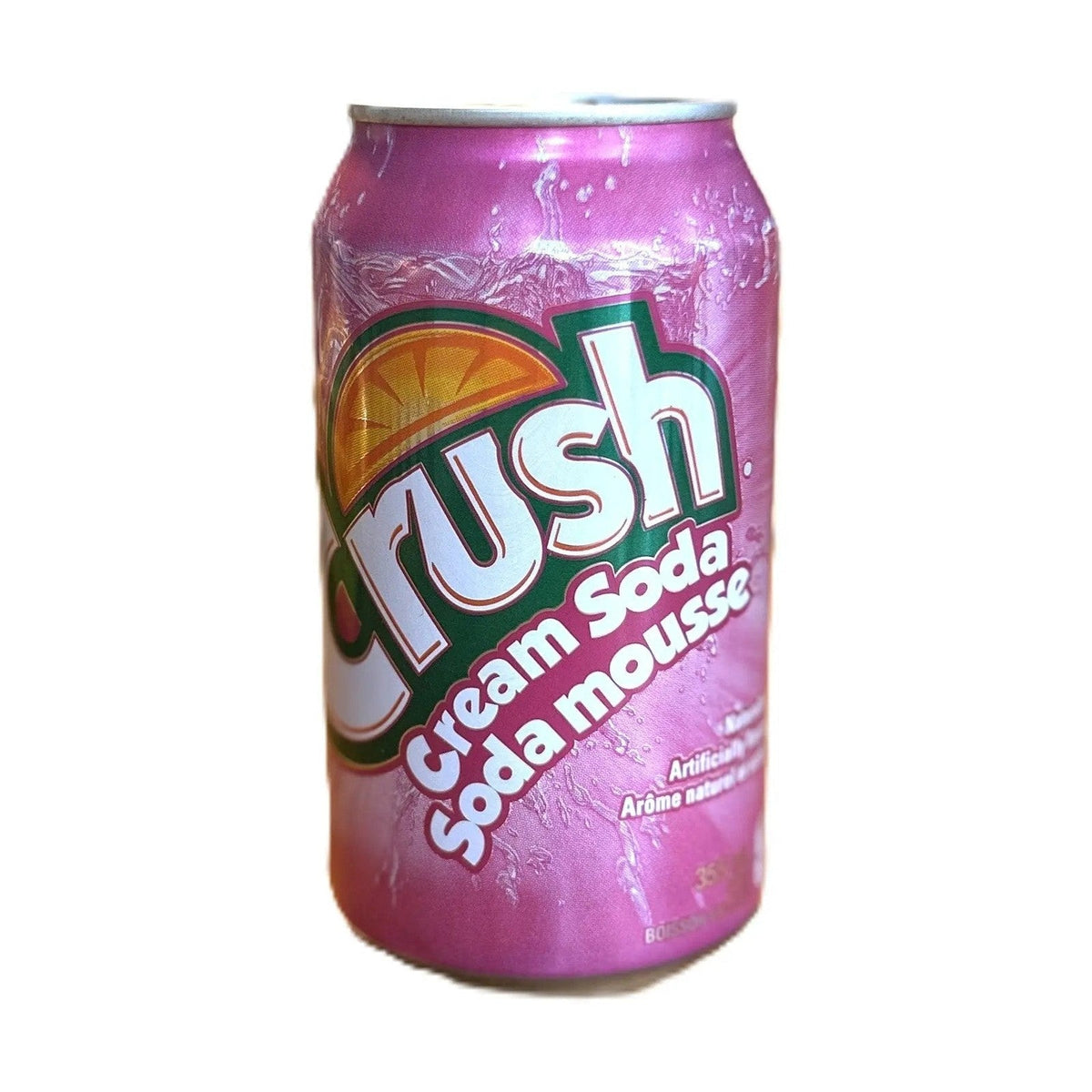 Crush Cream Soda 355mL| Canadian Classic Pink Soda (Canada)