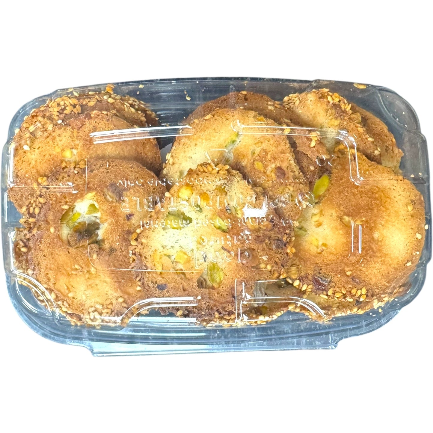 Barazek Traditional Syrian Sesame Pistachio Cookies