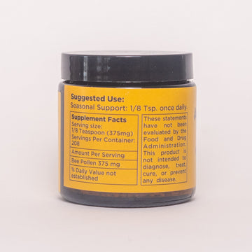 Pure Raw Bee Pollen from NH, RI, MA