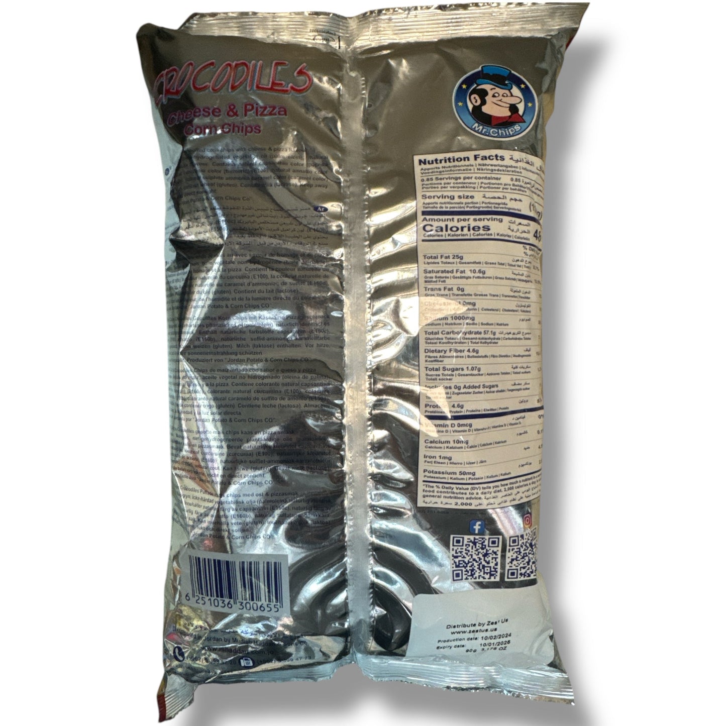 Mr.Chips Crocodile Snack – Crunchy Savory Treats