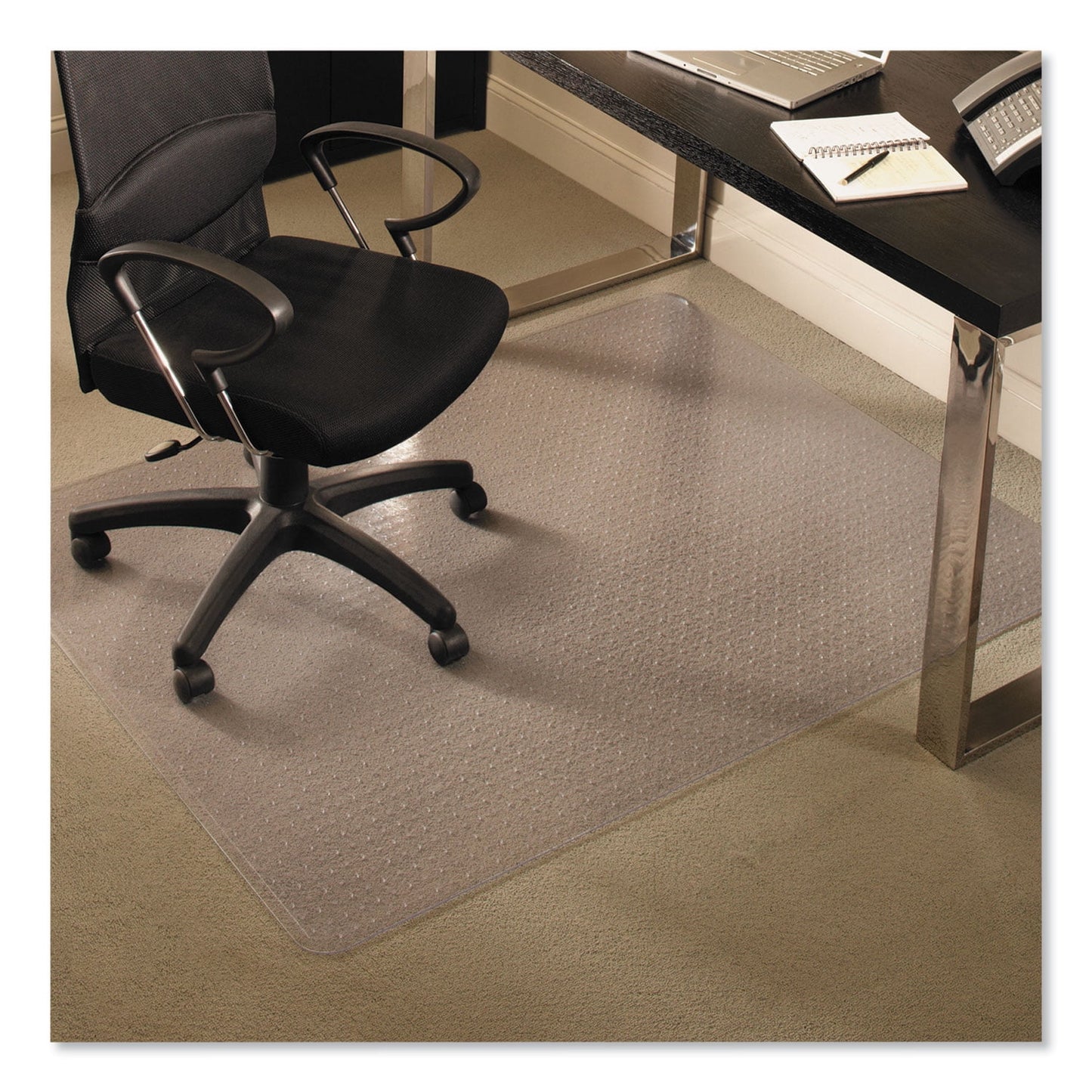 Es Robbins Everlife 46 X 60 Chair Mat For Medium Pile Carpet, Rectangular