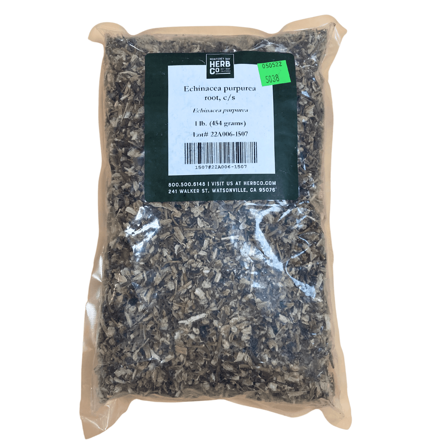 Echinacea purpurea Root, Cut, Sifted