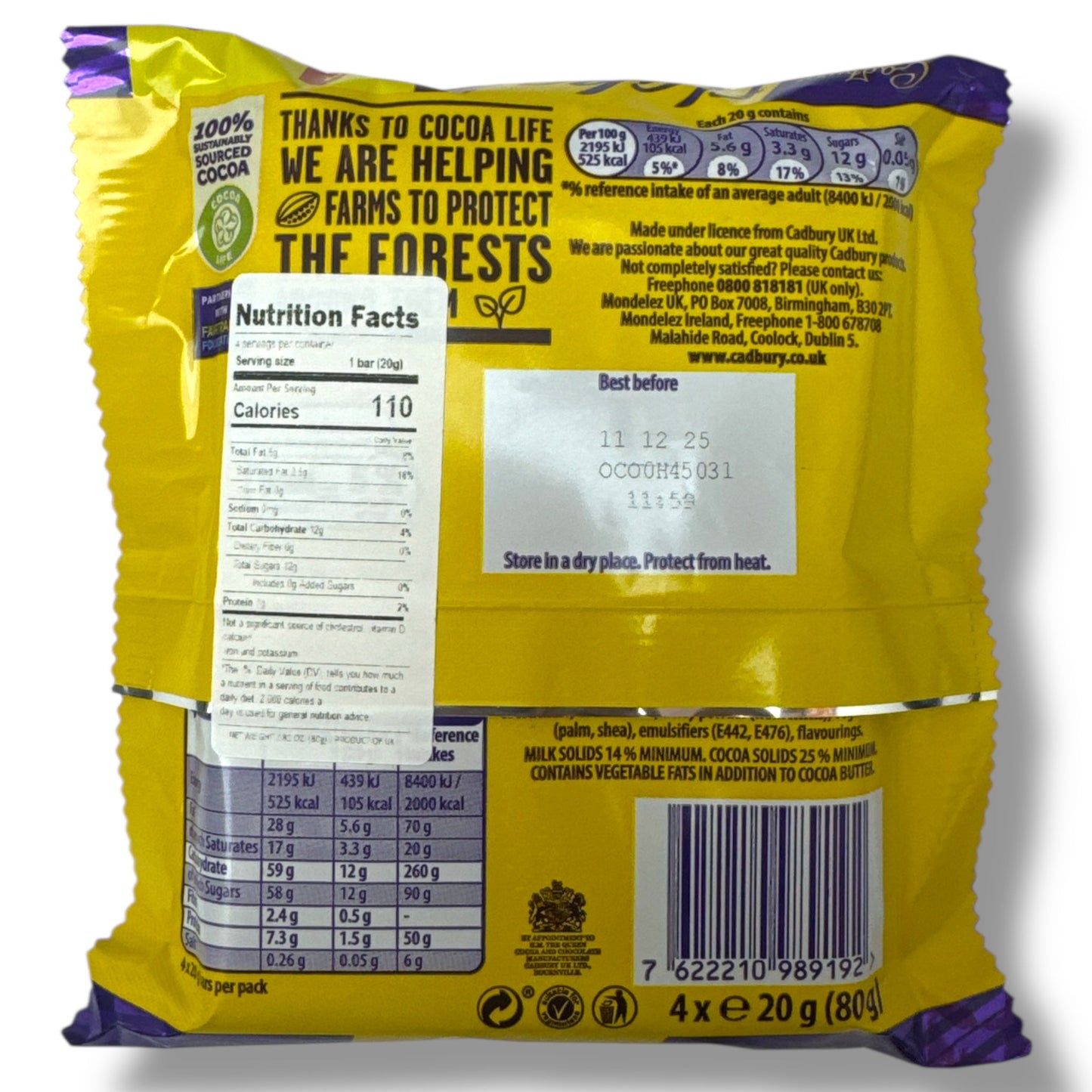 Cadbury Flake Chocolate Snack – Crunchy Chocolate Treat