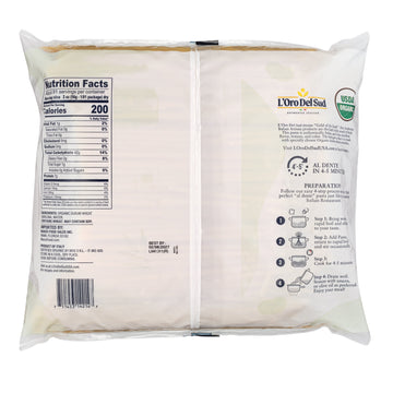 L'Oro Del Sud, Organic Fettuccine Pasta, 2 Pack x 10 lb