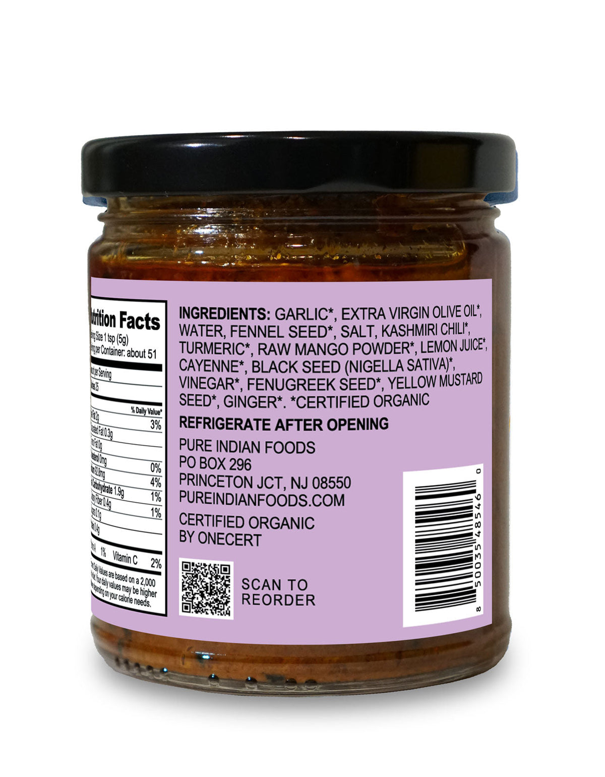 Fermented Garlic Pickle, Certified Organic - 9 oz