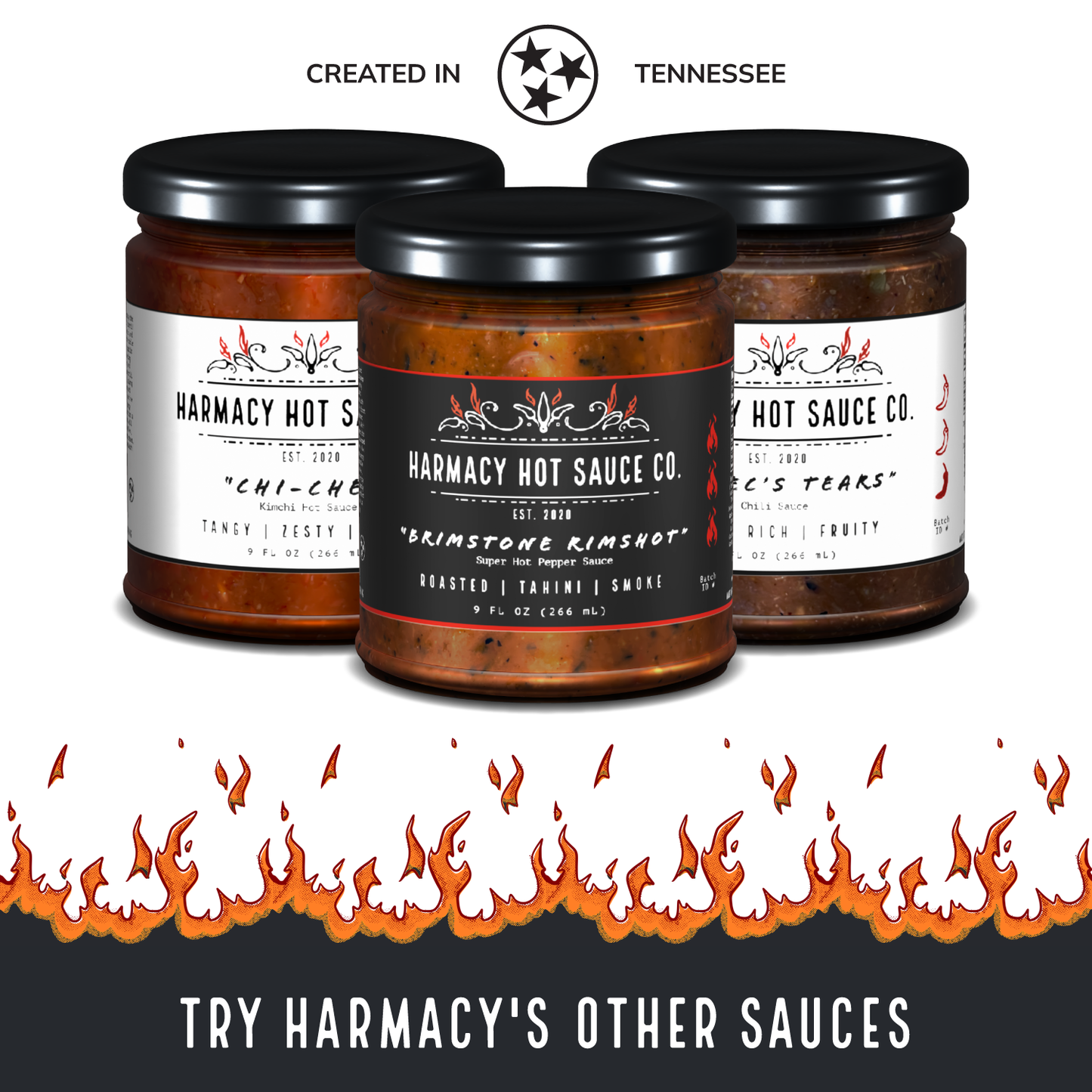 Pata del Diablo - Extra Hot Tomatillo & Clementine Pepper Sauce (9oz)