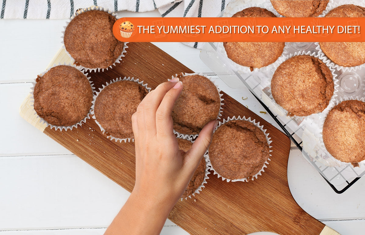 Carbolicious Cappuccino Muffin Low-Carb Sugar Free Keto Friendly 6 Pack 2g Net Carbs.