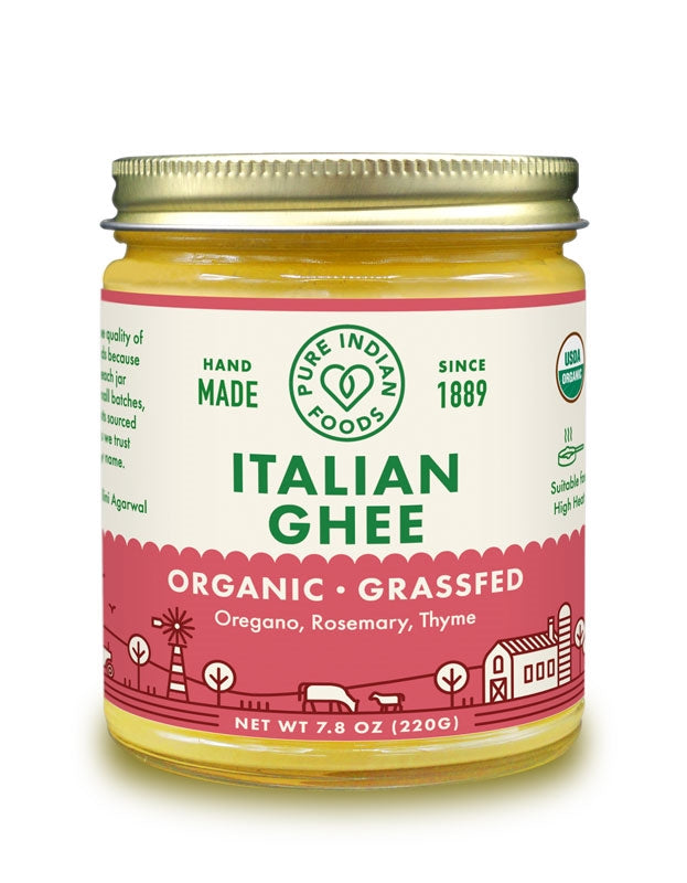 Italian Ghee, Grassfed & Certified Organic - 7.8 oz